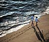 Walking on the Beach