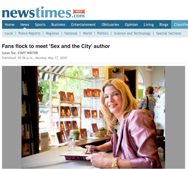 Sex and the City author